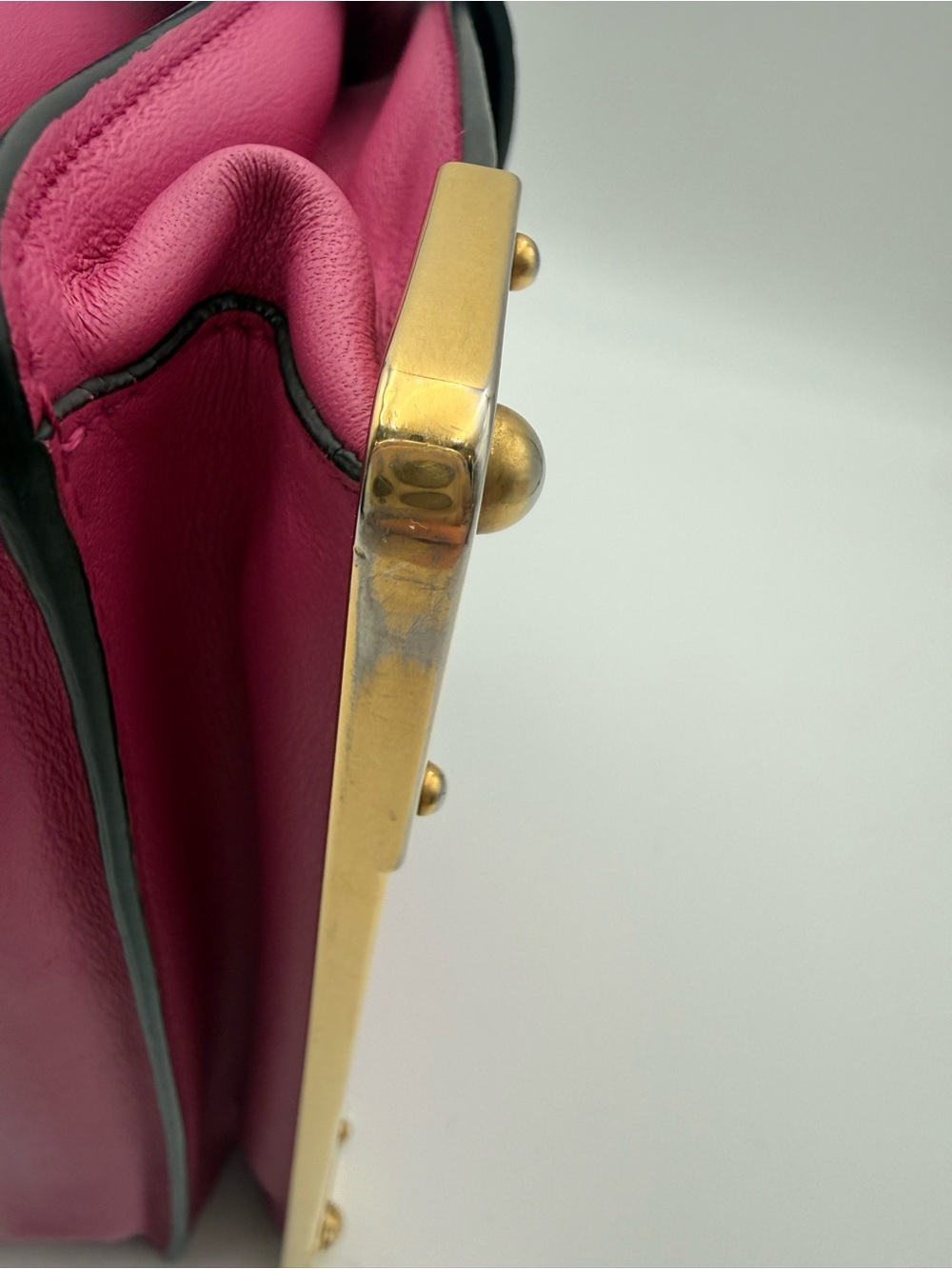 Prada Pink and Black Cahier with gold hardware - Picture 11 of 14